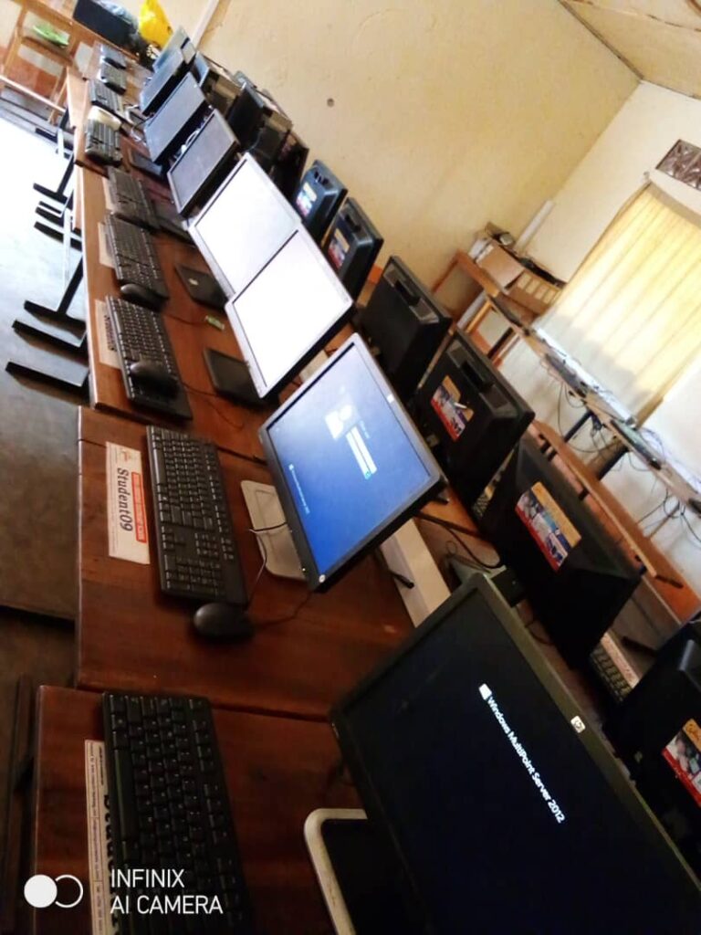 Modern Windows MultiPoint Server computer lab installed by Computer Works Uganda