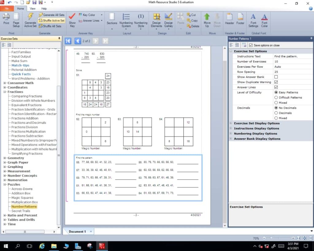 Offline mathematics learning software on a MultiPoint Server lab